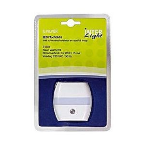 LED STEKKER NACHTLAMP VK 0,7W +SENSOR