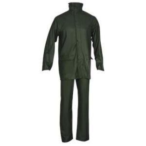 M-WEAR  5100 PU REGENPAK GROEN MAAT 3XL