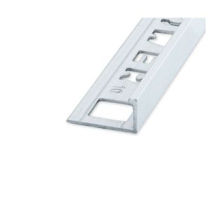 ELTEX TEGELPROFIEL VIERKANT ALUMINIUM ZILVER GEANODISEERD MAT 8X2500MM