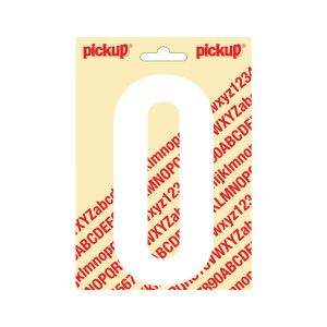 PLAKCIJFER NOBEL 150 MM WIT