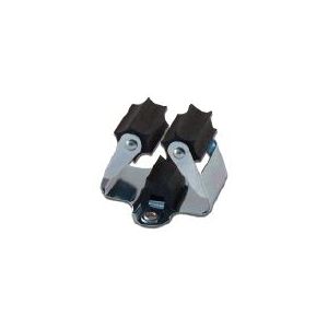 STEELKLEM GEGALVANISEERD, ZWARTE ROL 20/30MM