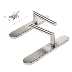 D4E DEURKRUK OP SCHILD 45X245 RVS BLIND L-19MM L/R