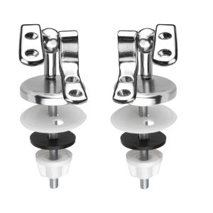 WC-BRIL BEVESTIGINGSET HOUT CH