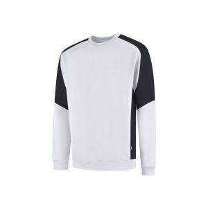 TRICORP SWEATER BICOLOR REDEFINED 306112 WIT ANTRACIET