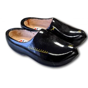 KLOMPEN HOGE WILGEN ZWART