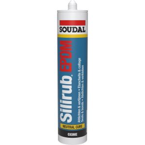 SILIRUB EPDM LIJM ZWART 300 ML 