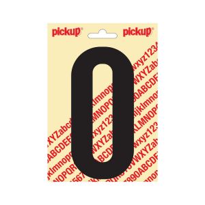 PLAKLETTER NOBEL 150MM ZWART