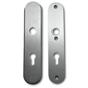 AR VEILIGHEIDSCHILD SKG*** OVAAL F9 RVS LOOK