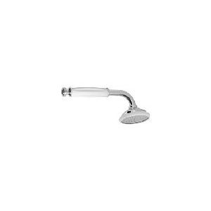 CHARLESTON HANDDOUCHE 7 CM CHROOM / WITTE GREEP
