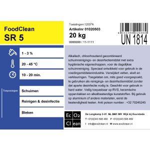 FOODCLEAN SR 5 ALK. CHL. H. SCHUIMREINGER CAN 20KG