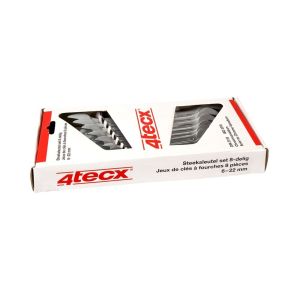 STEEKSLEUTEL SET DIN 3110 8 DELIG 6-22MM 4TECX