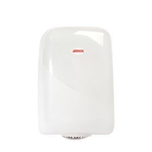 MIDIROL DISPENSER KUNSTSTOF TRANSPARANT WIT 4TECX