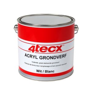 ACRYL GRONDVERF WIT 2,5LTR 4TECX