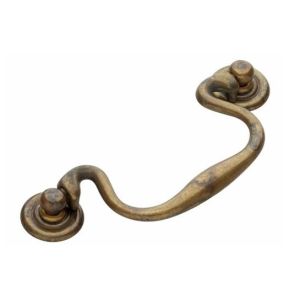 GREEP OP ROZET 96MM ANTIEK NO.59B