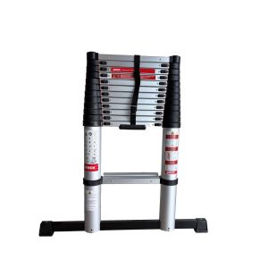 TELESCOOPLADDER 3,8M - 13 TREDES + STABILITEITSBALK