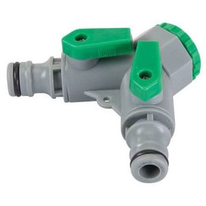 SLANGSTUK 2-WEG WATERVERDELER