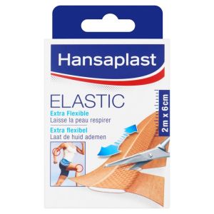 HANSAPLAST PLEISTER ELASTISCH 2MTR X 6CM