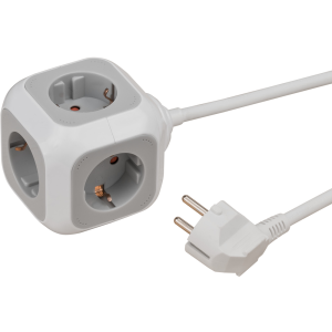 STEKKERBLOK ALEA-POWER4-VOUDIG, 1,4M H05VV-F 3G1,5