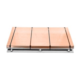 ROODKOPER PLAAT 100 X 200 CM  BREED - 1 MM DIK