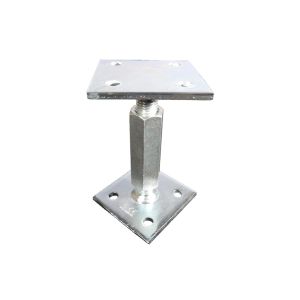 PAALHOUDER HOOGTE VERSTELBAAR 90X90 GV