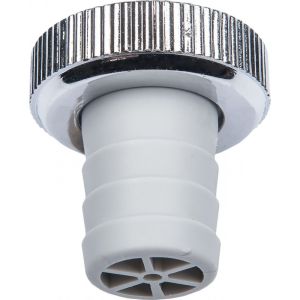 HALVE KOPPELINGSLANGTULE KUNSTSTOF VERCHROOMD