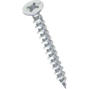 SPAX SPAANPLAATSCHROEF PK PZ1 KLEINE KOP GEGALVANISEERD VERZINKT