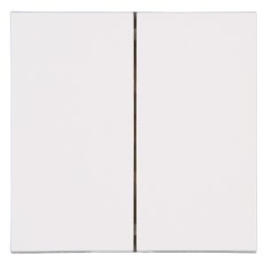 KOPP HK07 BEDIENINGSWIP DUBBEL HELDER WIT