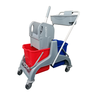 ROLEMMER DUBBEL KUNSTSTOF 2X18LTR. INCL. VLAKMOPPERS