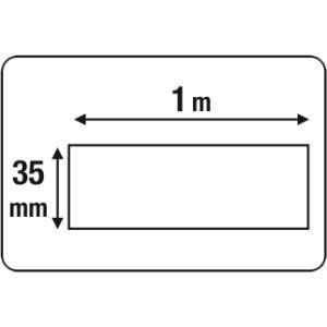 MAGNEET NEODYM METAAL TAPE VOOR MAGNEET ZELFKLEVEND 1M [DY7100037]