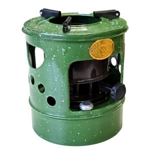 PETROLEUMSTEL GROEN MET 10 RONDE LONTEN