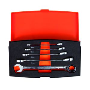 STEEKRINGRATELSLEUTELSET 5-DELIG BAHCO 1RM/S5
