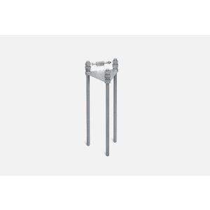 GROUNDUNIT VOOR KANTEL VLAGGENMAST  COMPLEET M20