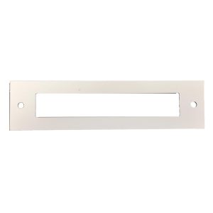 HOUDER ALUMINIUM 120 X30MM VOOR NAAMPLAATJE 2-ZIJDIG 92 X20MM 