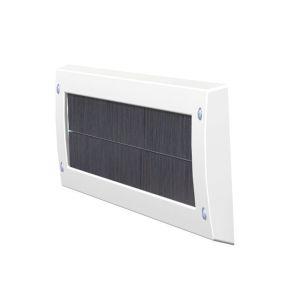 BRIEFPLAAT BINNEN KUNSTSTOF HOUDER WIT