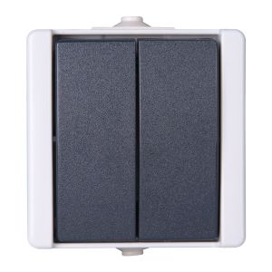 PROAQA SERIESCHAKELAAR IP44 GRIJS