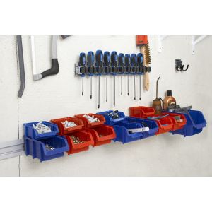 GEREEDSCHAPSLIJST ALU 500MM 4 GEREEDSCHAPSKLEMMEN