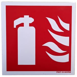 STICKER BRANDBLUSSER VIERKANT 100MM