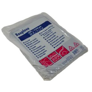 AFDEKZEIL LDPE PLASTIC FOLIE  4X4M 24MU TRANSPARANT