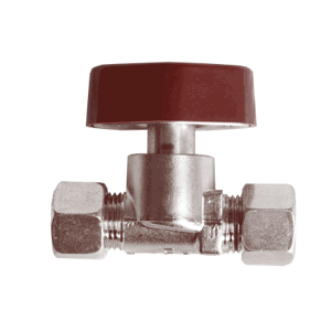 SNELSLUITKRAAN 2 X 12 MM KNELKOPPELING