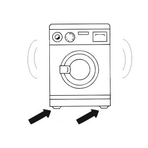 DEMPER VOOR WASMACHINE KUNSTSTOF PER 4 STUKS [T357401]