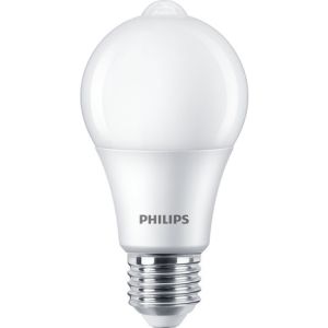 PHILIPS LED GLS E27 8-60W 2700K MAT SENSOR BLISTER