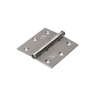 SCHARNIER RVS RECHTE HOEK LOSSE RVS PEN 76X76MM