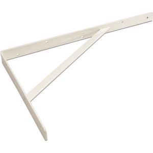 PLANKDRAGER MET SCHOOR ZWAAR 330X500 WIT