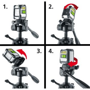 FIXPOD STATIEF 155 CM VOOR LASERS