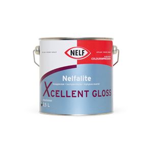 NELFALITE XCELLENT GLOSS WIT/P 2,5 LTR
