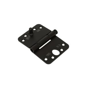 GLIJLAGERSCHARNIER SKG***® 3MM, 125X89 STAAL ZWART RONDE HOEK