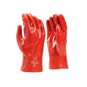  HANDSCHOEN 7427 PVC ROOD 27CM