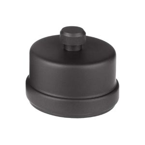 CONVESA PELLET KACHELPIJP ZWART Ø 80 MM DOP VOOR T-STUK