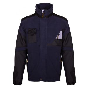 STORVIK FLEECEJACK WIND-WATERDICHT NILS NAVY MAAT S