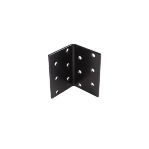 VERBINDINGSHOEK 40X40X60MM ZWART